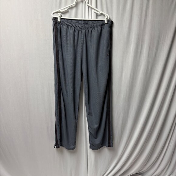 Energy Zone Mens Athletic Pants Size XL Gray Side Stripes Track Gym Casual Comfy - Picture 1 of 8